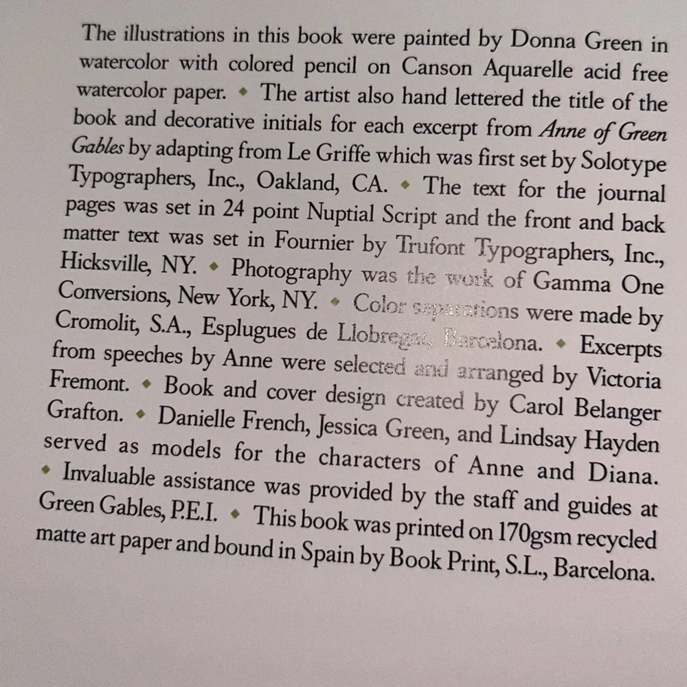 Anne of Green Gables Journal - Picture 9 of 12